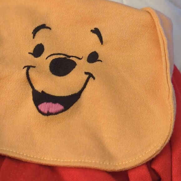 Disney Winnie the Pooh vintage outfit with matching bib 3/6 months - Picture 6 of 6